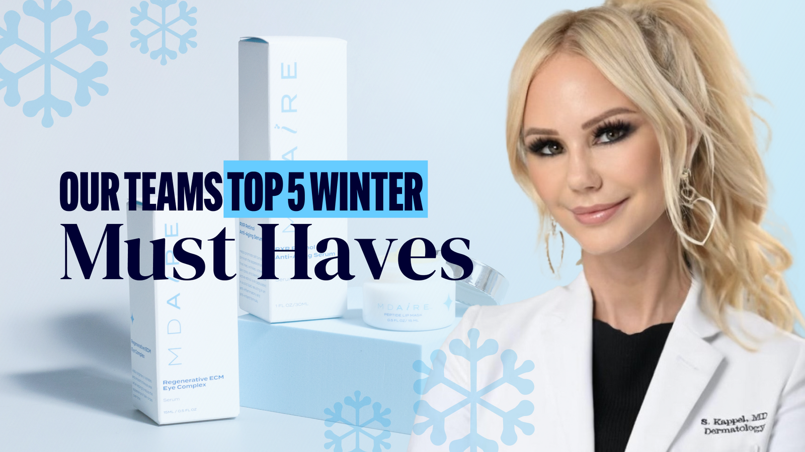 Our Team’s Top 5 Winter Must-Haves for Healthy, Glowing Skin