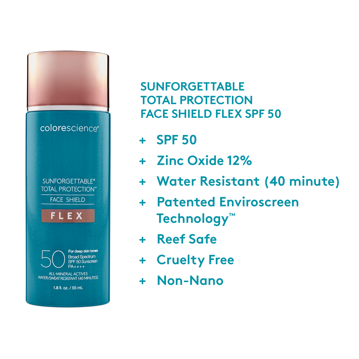 Colorescience Sunforgettable® Total Protection® Face Shield Flex SPF 50